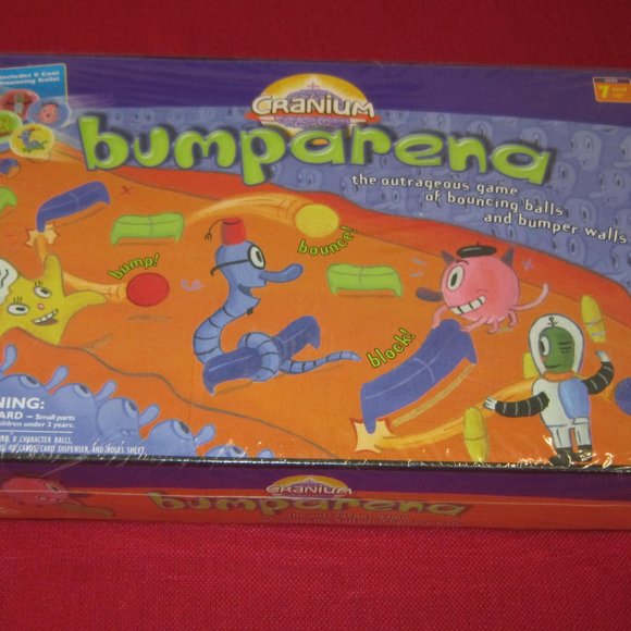 NIB RARE Cranium Bumparena Game-bouncing balls & bumper walls toy-FACTORY SEALED